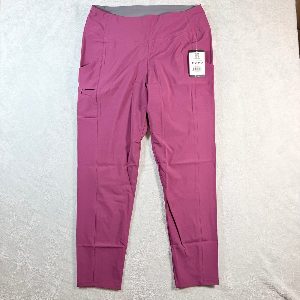Women’s Magenta Active Stretch Cargo Pants